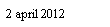 Textruta: 2 april 2012
